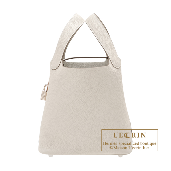 Hermes Evelyne III 29 PM Bag In Craie Clemence Leather 