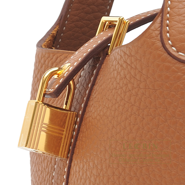 Hermes　Picotin Lock bag PM　Gold　Clemence leather　Gold hardware
