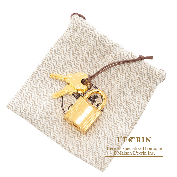 Hermes Picotin Lock bag MM Etoupe grey Clemence leather Gold