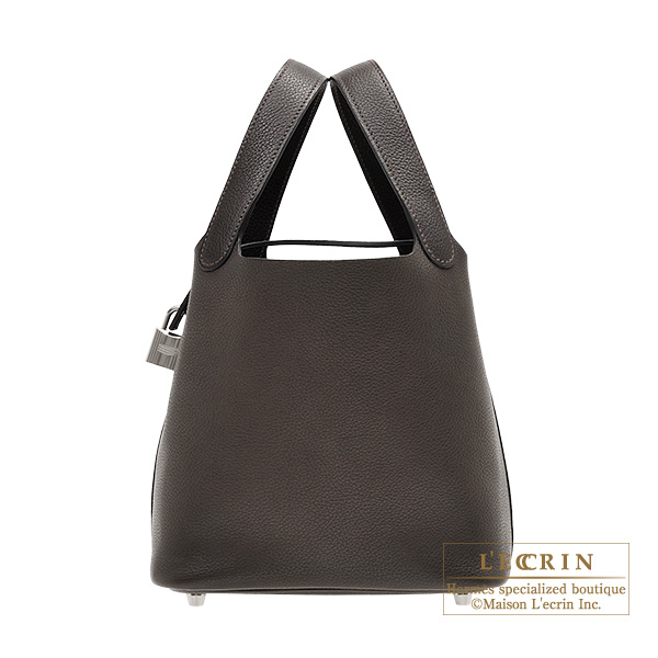 Hermes Picotin Lock bag 18 PM Ebene Barenia faubourg leather