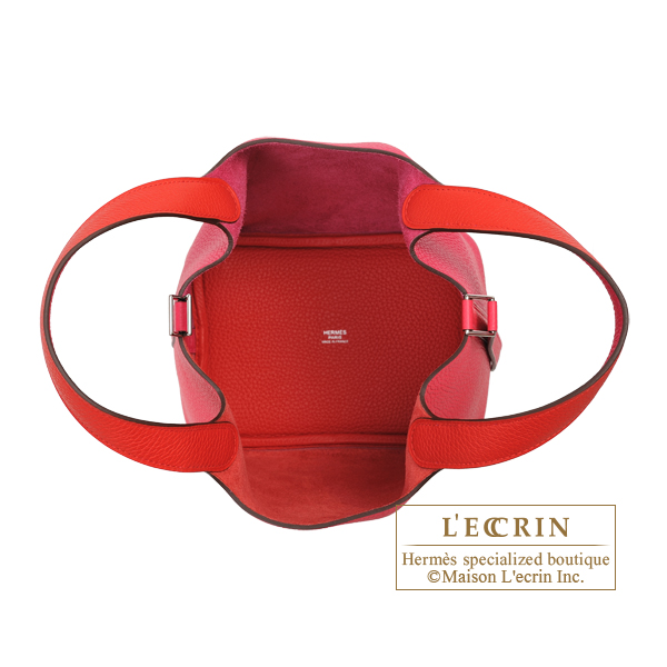 Hermes Rouge de Coeur Red Picotin Lock 18 PM Handbag – MAISON de LUXE