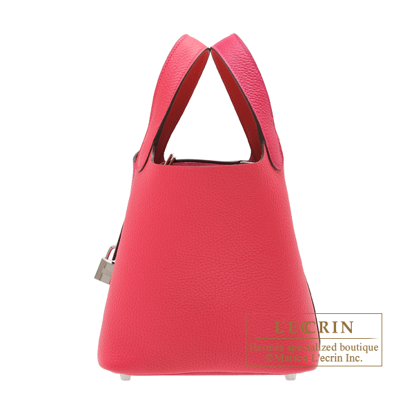 Hermes Kelly 28 Casaque Sellier Bag Rouge de Coeur/Rose Extreme