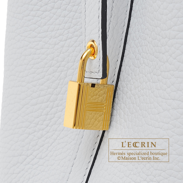 Hermes Blue Bleu Pale Picotin Lock 18 PM Handbag – MAISON de LUXE