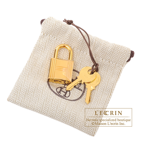 Hermes Picotin Lock Eclat bag PM Cuivre/Capucine Clemence leather/Swift  leather Gold hardware