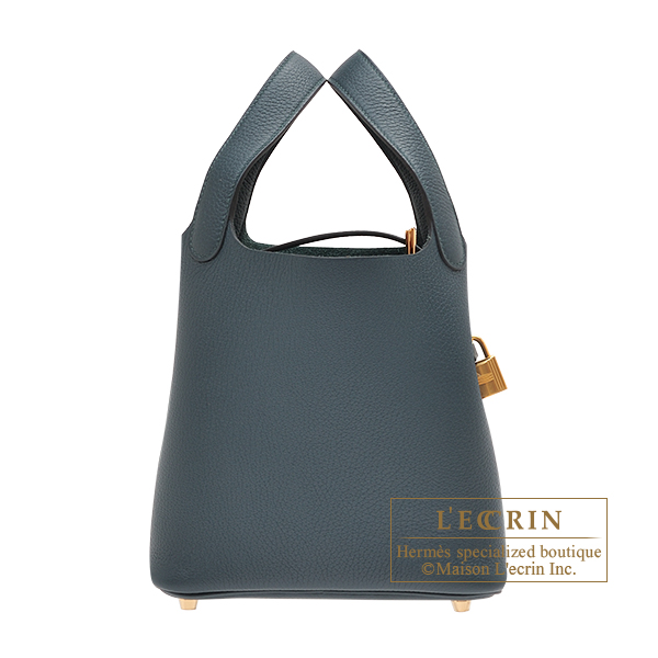 Hermes Clemence Leather Picotin Lock 22 Bag Vert Cypress – STYLISHTOP