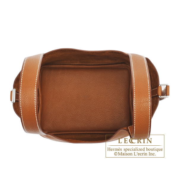 Hermes Barenia Faubourg Picotin Lock 22 mm Fauve