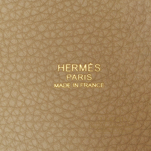 Hermes Lock 18 Bag Trench Gold Hardware Clemence Leather – Mightychic