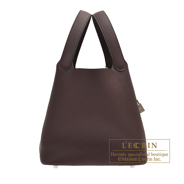 Hermès Borsa Picotin Lock 18 Rouge Sellier Silver Hardware – Coco Approved  Studio