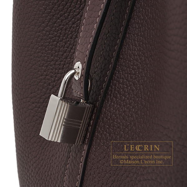 Hermès Borsa Picotin Lock 18 Rouge Sellier Silver Hardware – Coco Approved  Studio