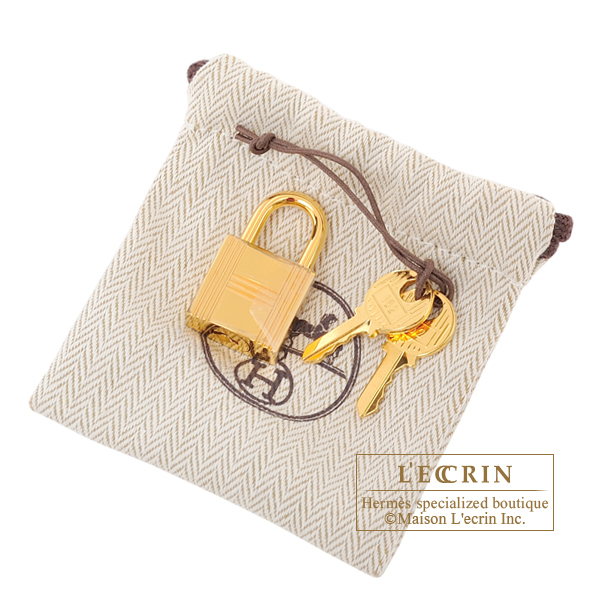 Hermes Picotin Lock bag 18/PM Bai brun Clemence leather Gold hardware
