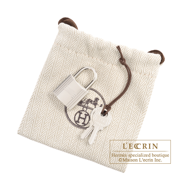 Hermes Picotin Lock bag 18/PM Etoupe grey Clemence leather Silver hardware