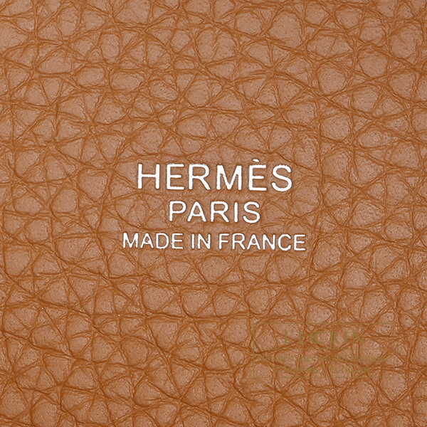 Hermes Picotin Lock bag 18/PM Gold Clemence leather Silver hardware