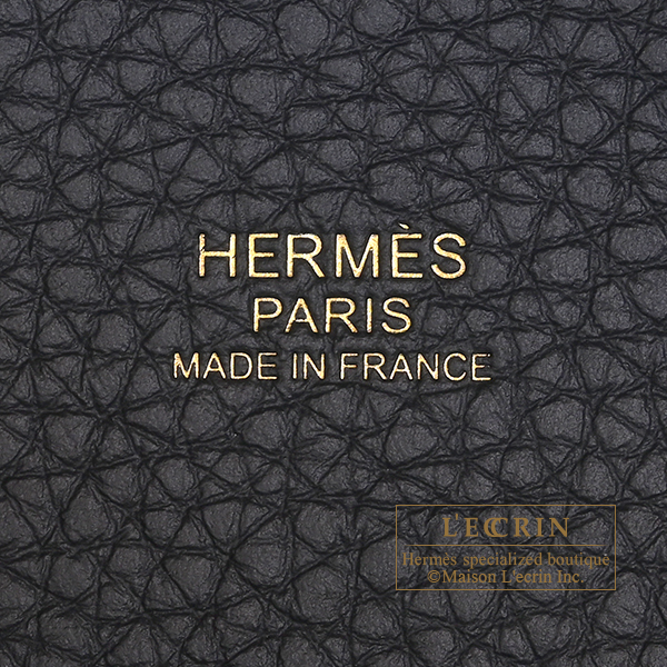 Hermes Picotin Lock bag 18/PM Caban Clemence leather Gold hardware
