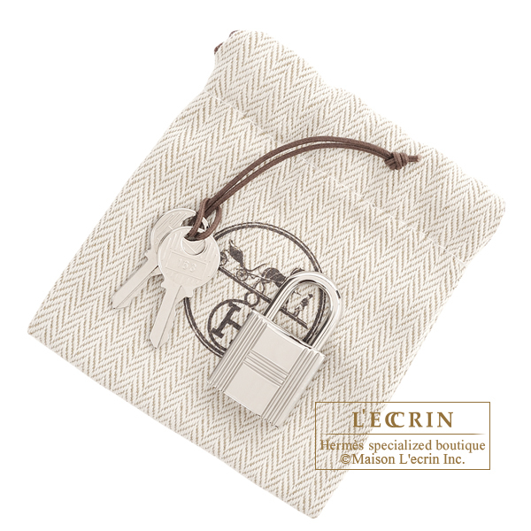 Hermes Picotin Lock bag 18/PM Gris pantin Clemence leather Silver hardware