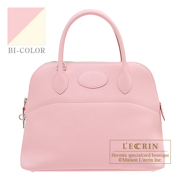 Bolide Verso bag 31　Rose sakura/Nata　Clemence leather　Silver hardware