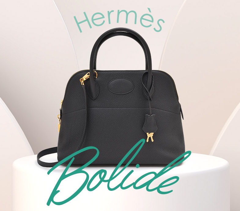 Hermes Bolide Verso bag 31 Rose sakura/ Nata Clemence leather Silver  hardware