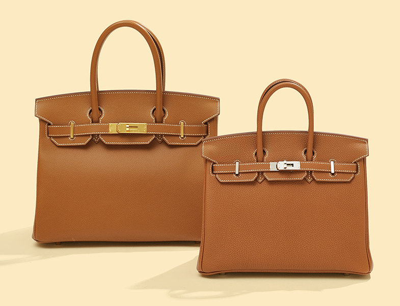Hermès' typical brown color that gives a rich finish to your outfit