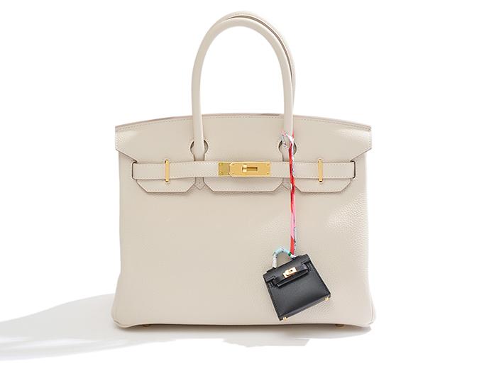 Hermes Lagoon Lagon Rodeo Bag Charm GM for Birkin Kelly - Chicjoy