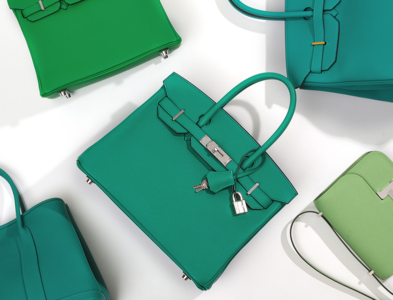 hermes vert jade mini kelly