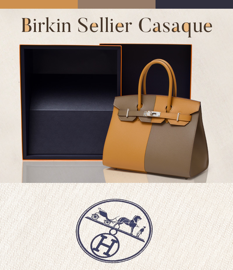 Hermes Birkin Sellier Casaque bag 30