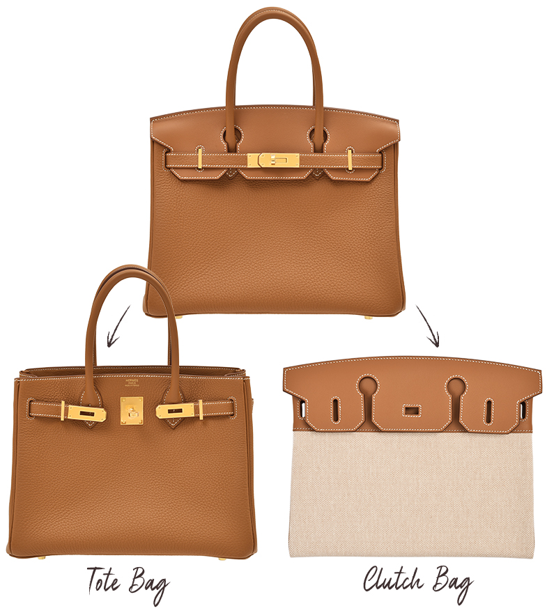 Hermes Birkin 3EN1 bag 30 Gold/Natural Togo leather/Swift leather/Toile H Gold hardware