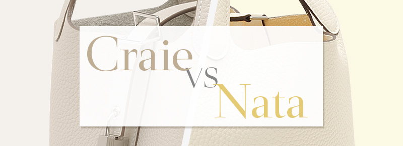 Comparison of color between “Craie” and “Nata”!
