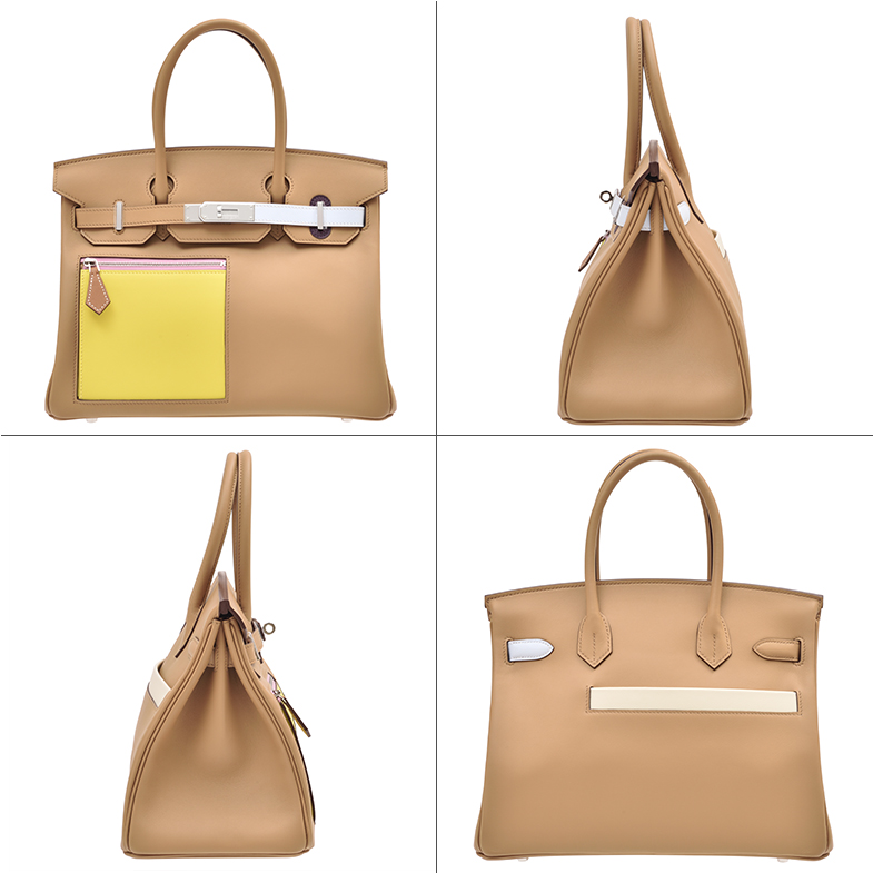 Hermes Kelly Colormatic 25 Swift Chai /Lime / Blue Brume / Cassis