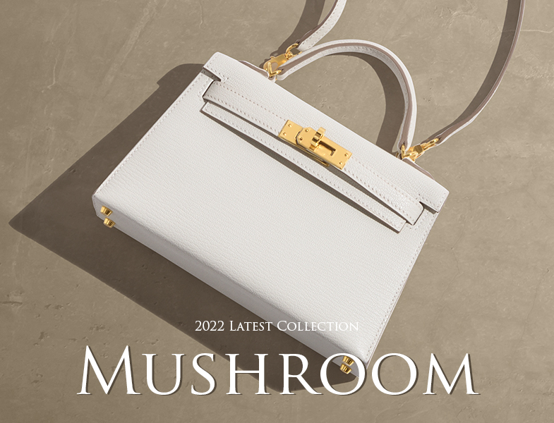 The latest color from the Hermes Fall/Winter 2022 collection! Mild nuance  white Mushroom is now in stock.