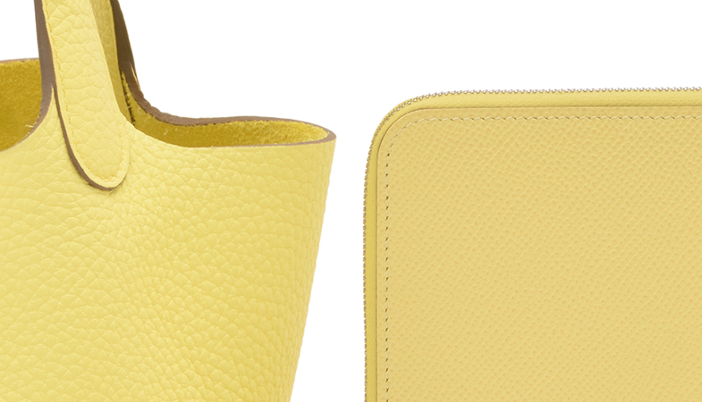 Hermes 2022AW newcolor, Limoncello compared