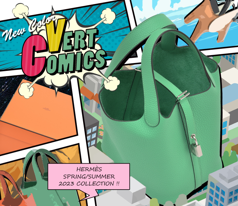 Hermès Spring/Summer 2023 new color, Vert comics