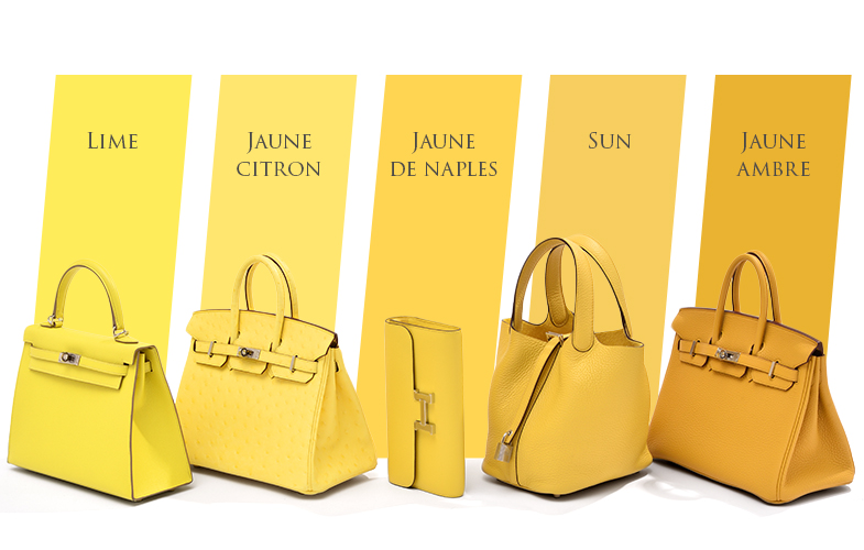 Hermès Fall/Winter 2023 new color, Sun Color Comparison