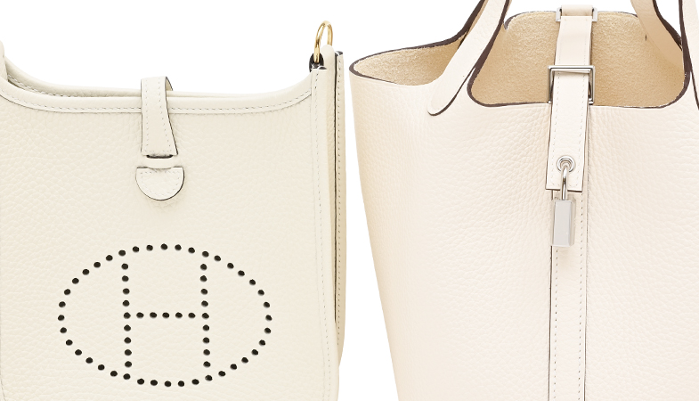 Hermès 2025 AW collection Cream　Color Comparison
