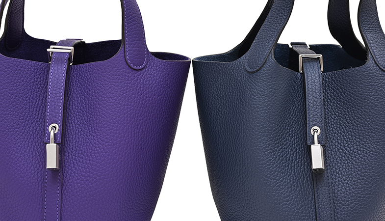 Hermès 2026 SS collection Purple　Color Comparison