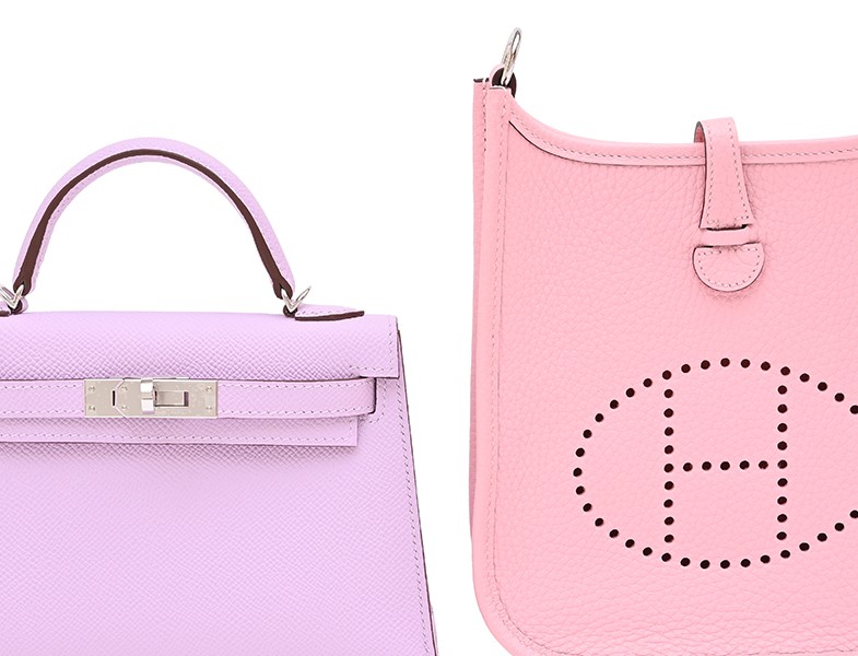 Hermès 2026 SS collection Guimauve　Color Comparison