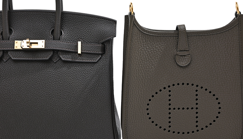 Hermès color comparison with Vert loden