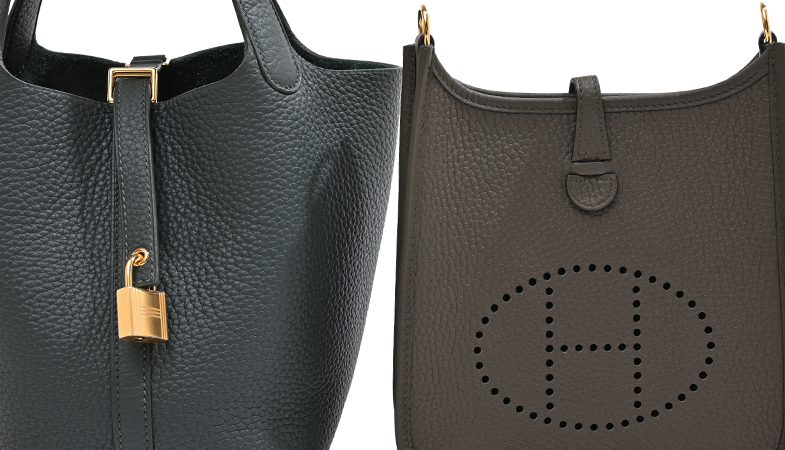 Hermès color comparison with Vert loden