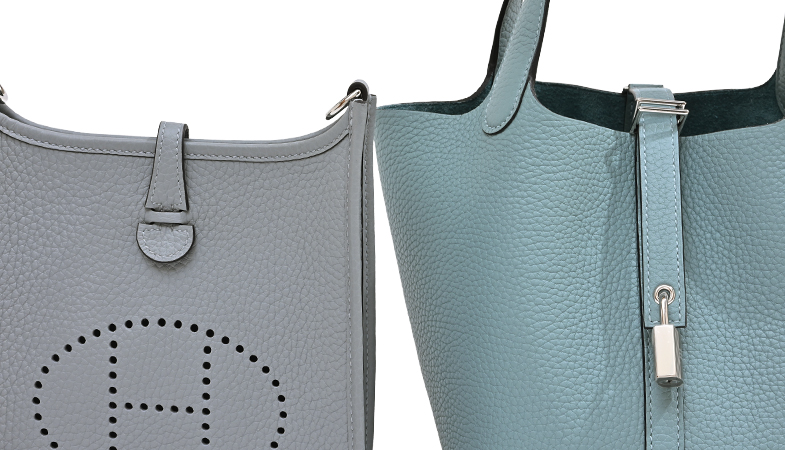 Hermès colour comparison with Ciel